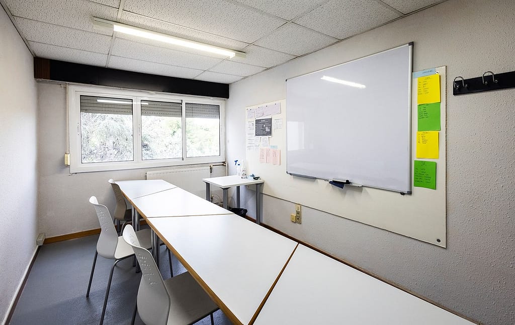 Sala de impartición de clases de la residencia SAFA Casablanca