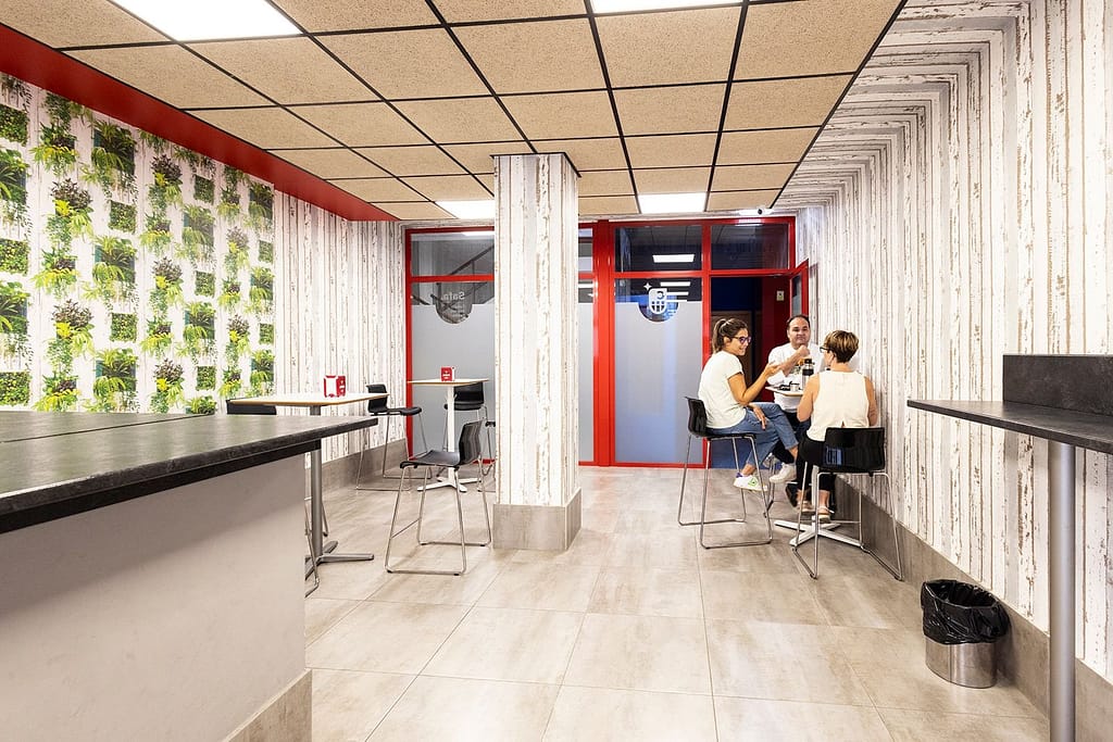 Cafetería de la residencia SAFA Casablanca