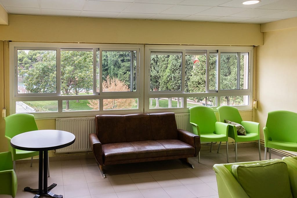 Sala de cine de la residencia SAFA Casablanca