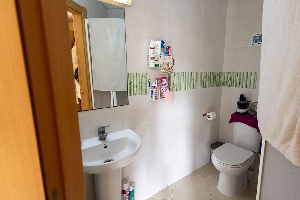 Baño habitación de la residencia SAFA Casablanca