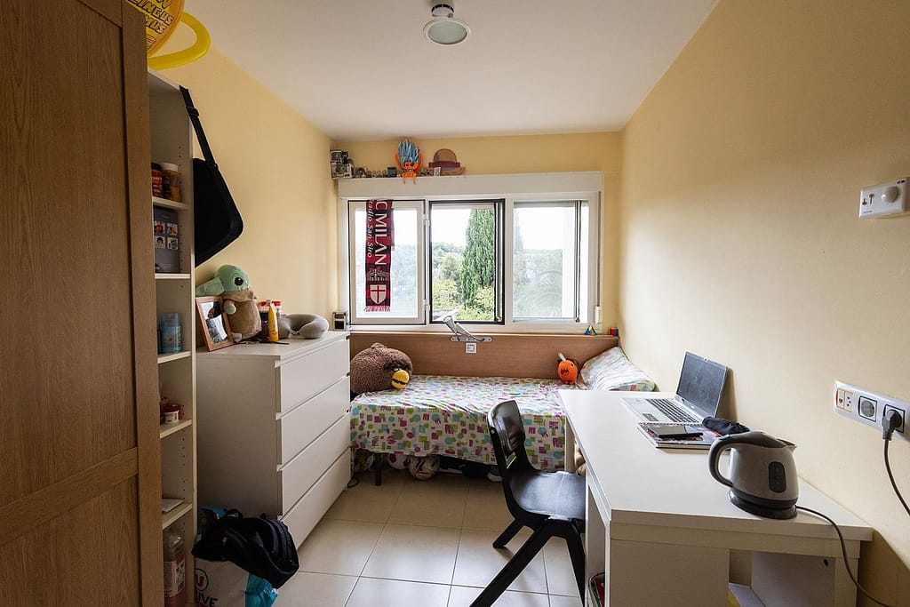 Habitación individual de la residencia SAFA Casablanca