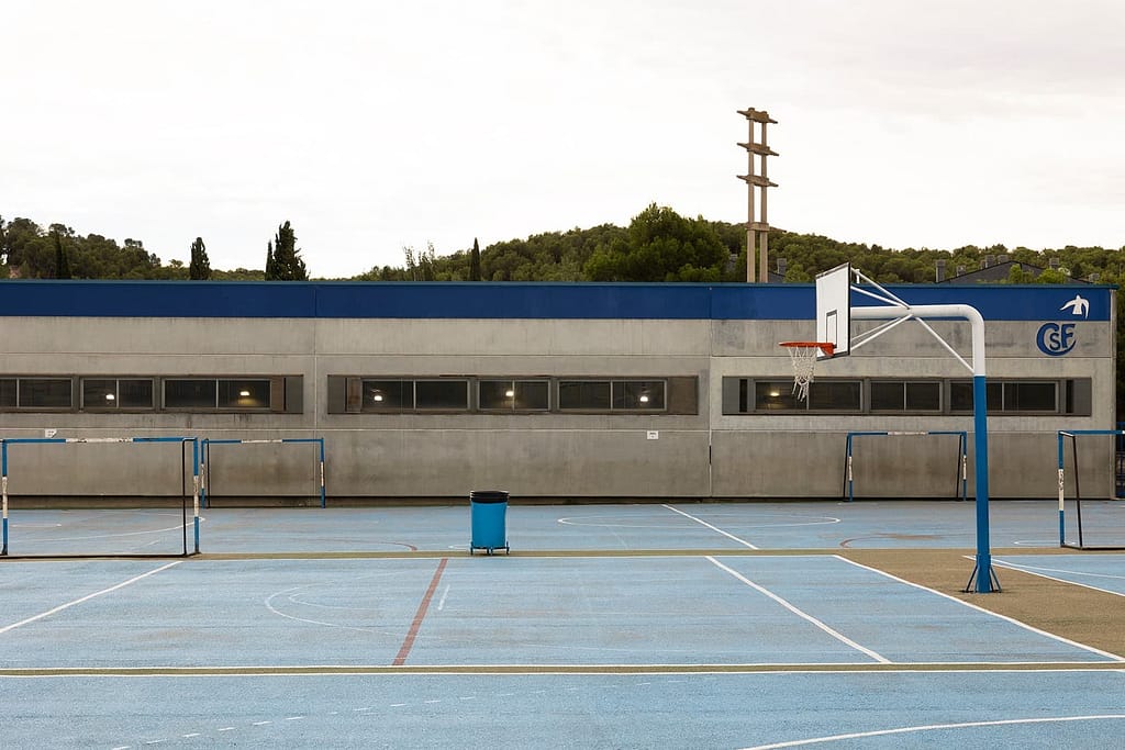 Cancha de baloncesto de la residencia SAFA Casablanca